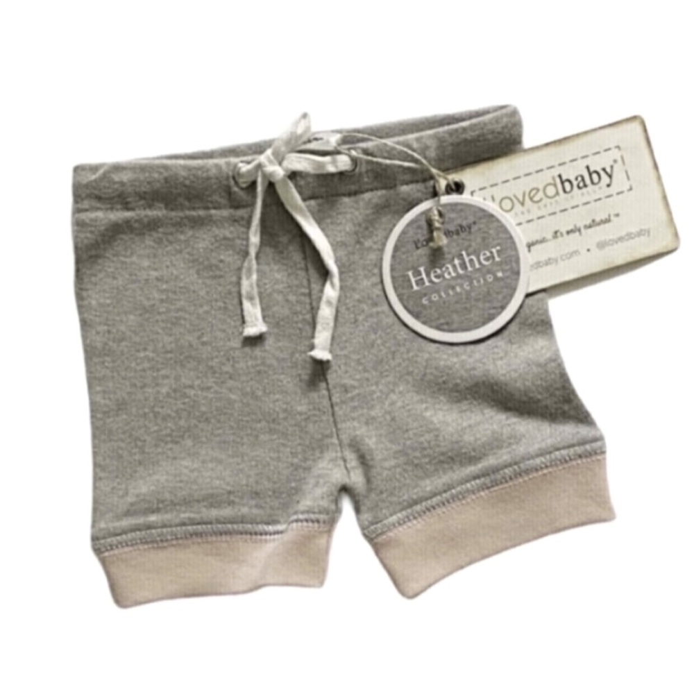 NEW! L'ovedbaby organic cotton shorts 3-6 months